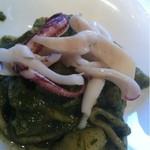 Drammatico - ジェノベーゼソース　ヤリイカ添え