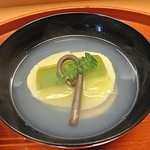 はと - たけのことタイラギ貝のお吸い物