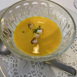 ビストロ ラ ポーレ - かぼちゃの冷製スープ