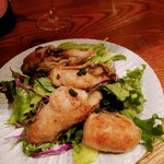 立飲・ビストロシン サンテ - 夏牡蠣ソテー　サラダ仕立て