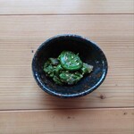 清流の森 - コゴミの塩ナムル