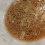 ラーメン二郎 - 微乳化スープ♪