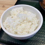 はなまるうどん - ご飯普通盛り。