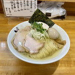 麺屋 しん蔵 - 百姓の塩 800円 味玉 100円