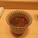 Satake - ジュンサイとスッポンの冷製茶碗蒸し