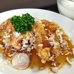 中華料理 桃菜 - 油淋鶏は大きめが2個