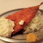 元祖立ち飲み屋 - イワシフライ（タルタル）￥260円