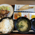 つるみテラス - 料理写真:自分の日替わり定食（チキン南蛮）／650円　もちろん大盛り(//∇//)