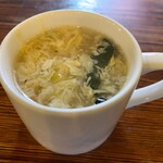 伊太利亭 - スープ（おかわり可能）★平日ランチセット（若鶏のカチャトラ風・1100円税込）★