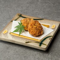 黒毛和牛の黒胡椒メンチカツ　2個