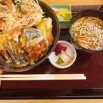 天麩羅 季節料理 きょう悦 - 車海老3本の天丼！