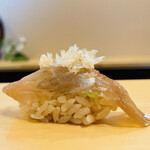 Sushi Koma - 甘鯛、揚げ鱗と