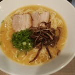 Imabari Ginza Ya - 鶏白湯麺大盛り