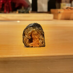 鮨 尚充 - あん肝とスイカの奈良漬け巻き