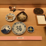 鮨 尚充 - テーブルセット