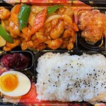 Mugen Kamo - 鶏肉の辛味噌炒め弁当