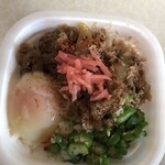 すき家 - 料理写真:まぜのっけ盛り朝食弁当♪