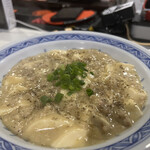 チョーハンの餃子 - 白い麻婆豆腐
