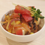 トンテキ食堂8 - ラタトゥイユののったトーフ(350円)