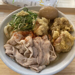 肉讃岐 甚三うどん - 冷やスペに味玉