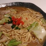 スポーツ居酒屋KITEN! - 焼きラーメン。開店以来の人気メニューです