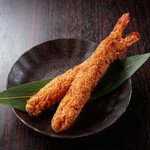 葵どり - 大海老フライ Large fried shrimpサクサク大きな海老フライ１尾。