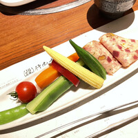 飛騨牛一頭家 馬喰一代 銀座 - 前菜のお野菜