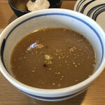 Fukunoya - 麺とごはん完食後のスープ割り。