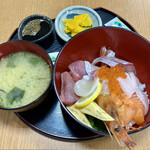 若松食堂 - 特上海鮮丼(1,000円)