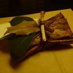 昇月 - 蟹釜飯の残りをおにぎりに・・