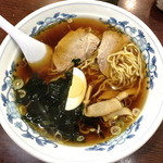 中華料理 おがわ - 醤油ラーメン（￥550）3/15/2013
