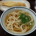 かみ家製麺所 - かけ、ちくわ