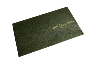 ACIDRACINES - ショップカード。 '13 3月中旬
