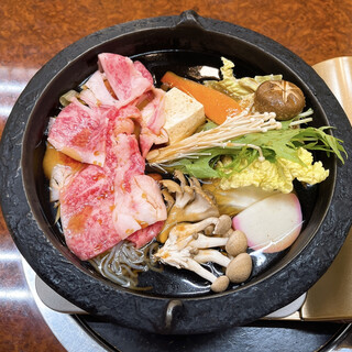 高野牛肉店 - 料理写真:ランチすき焼き