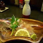 居酒屋弁慶 - ホウボウ姿刺身