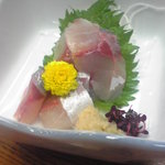 金田 - 関アジお造り