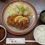 とんかつ梅村 - 大かつ定食（１３００円）～♪(^o^)丿