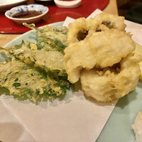 馳走や直 赤坂本店 - 鱧の天ぷら