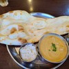 インド料理 プルニマ - グリーンカレー、ナン、ライス