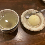 塩梅 - 梅昆布茶とゆずアイス