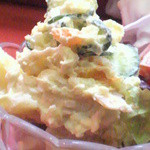 一品料理・中華そば 直ちゃん本店 - ポテサラ～いい感じの盛り加減でしょ！