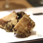 銀座 よこ田 - 「鮑の天ぷら」