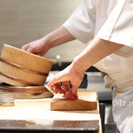 銀座 よこ田 - カウンター席