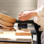 銀座 よこ田 - カウンター席