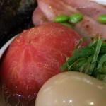 塩そば専門店 桑ばら - 丸ごとトマトの冷やしそば