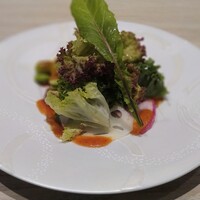菅乃屋 銀座通り店 - 前菜、割と複数種類の野菜