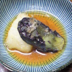 宮野屋 - ナスと大根の揚げ煮