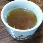 宮野屋 - 〆のそば湯