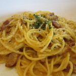 メディーナ - 自家製ベーコンのカボチャラーナ