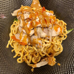 新橋玲玲餃子 - 緑風一山(胡麻ダレ棒棒鶏の冷麺)